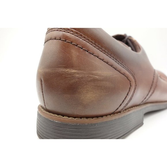 Rockport Brown Leather Lace Up Dress Oxfords Shoes Men\'s 13 W main image 6